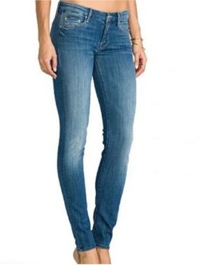 MOTHER The Looker Medium Kitty Jeans 26 Skinny Stretch Mid Rise Indie Sleaze